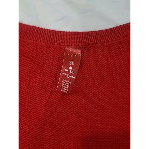 Ugly Christmas Sweater Red Snowman Vest - Picture 4 of 6